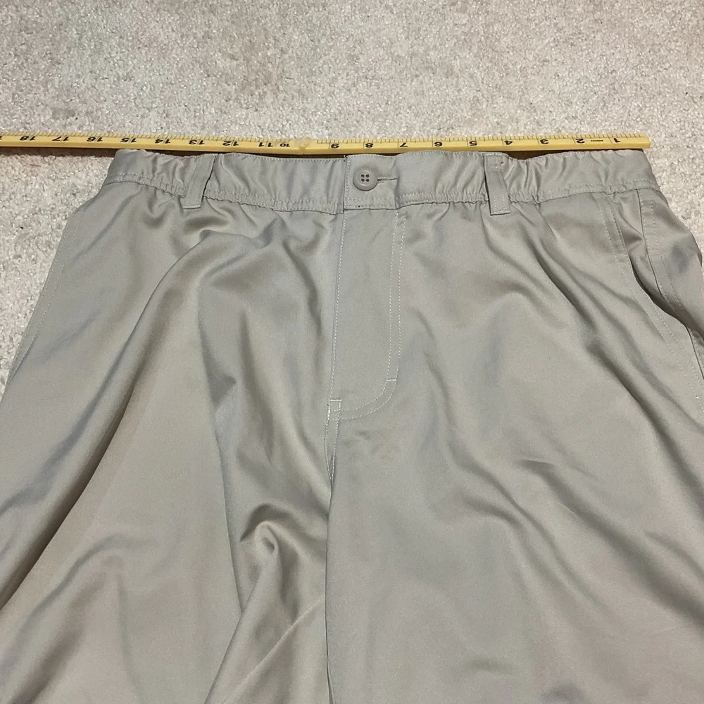 Columbia Regular Fit Shorts Men's 34x44 Khaki Tan Performance Outdoor Hiking Fis